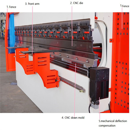 8 MM 250 ton metalpladeplade automatisk CNC hydraulisk kantpresse bukkemaskine