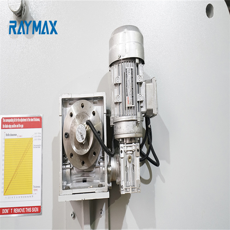 Cnc hydraulisk metal rustfrit stål aluminium guillotine skæremaskine