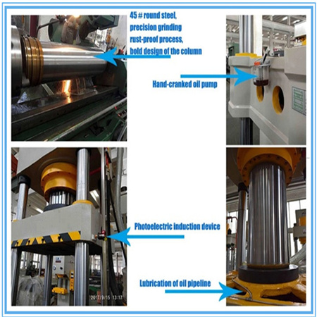 automatisk 500 tons hydraulisk presse til fremstilling af metalplader i rustfrit stål køkkenvask