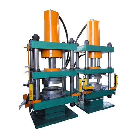 Træplastik fire søjler gør elektrisk hydraulisk 30 tons brugerdefineret puslespil presseskæremaskine