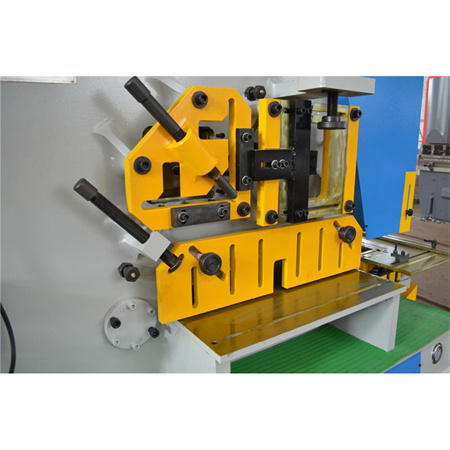 Kina fabrik eksport plade metalplader 60 Ton Hydraulisk Iron Worker maskine til vinkelskæring