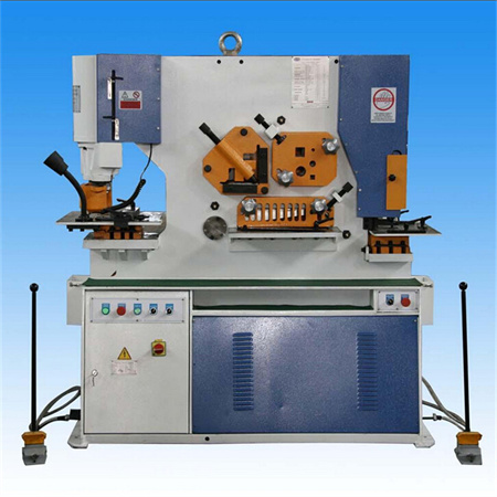 Press Ironworker hydraulisk presse og sakse Jernbearbejdningsværktøj Kombineret stanse- og klippemaskine/brugt hydraulisk klipning