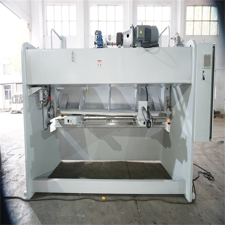 Hydraulisk klippemaskine AMUDA 8X3200 motor hydraulisk guillotine pladeklippemaskine med ESTUN E21s og plade