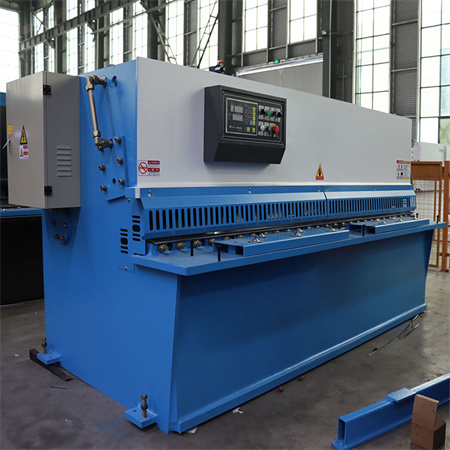 Nyt udseende højtydende 6 mm hydraulisk guillotinesaks / 3 meters længde metalpladeskæremaskine til jern