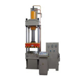 Rustfrit stål grydefremstillingsmaskine Automatisk firesøjlet hydraulisk pressemaskine